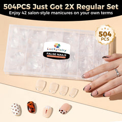 luckyfairy layout showing 12 numbered sizes for precise fitting