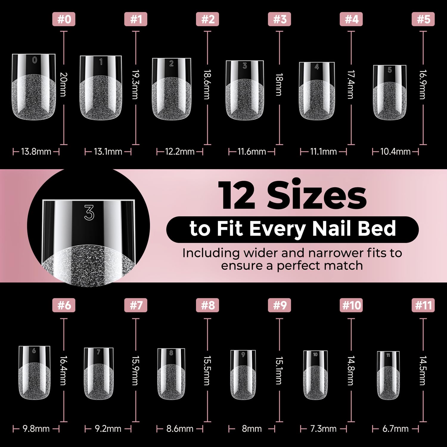 Luckyfairy size comparison with ruler for accurate fit selection