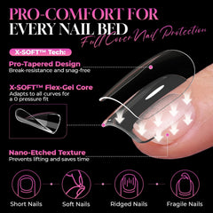 Luckyfairy styled nails lifestyle shot showcasing salon-quality finish
