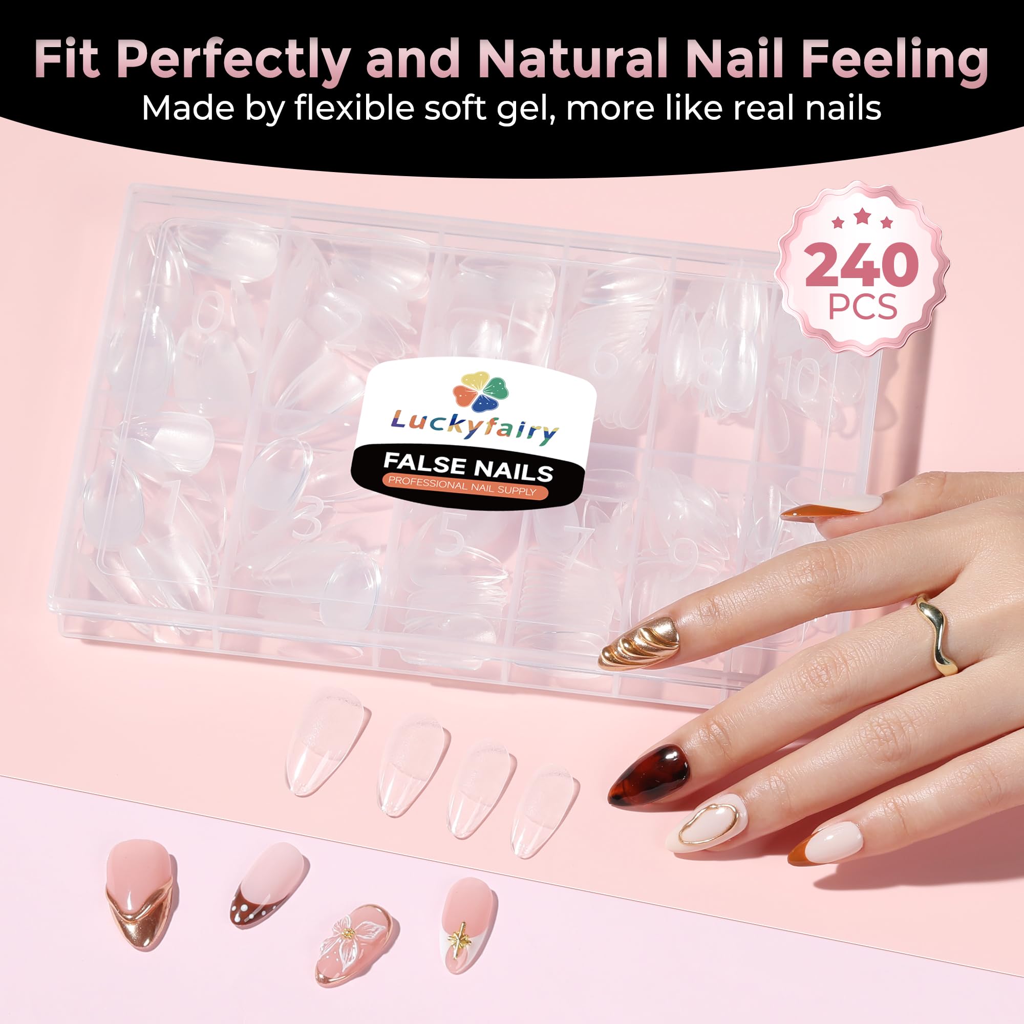 Luckyfairy demo of thumb and index fit for precise sizing benefit