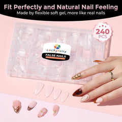 Luckyfairy demo of thumb and index fit for precise sizing benefit