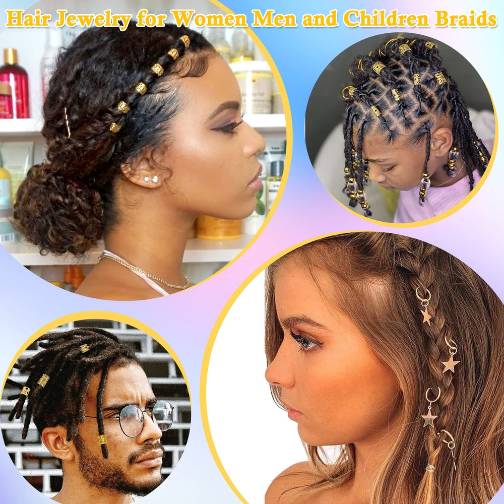 Lucomb in use on braided hair demonstrating visual impact and quick style upgrade