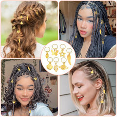 Lucomb styled on festival hair illustrating bold looks and creative flair