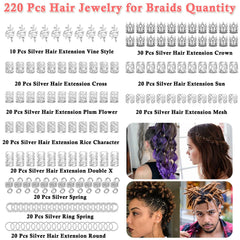 Lucomb assorted charm styles laid flat to show variety and styling options