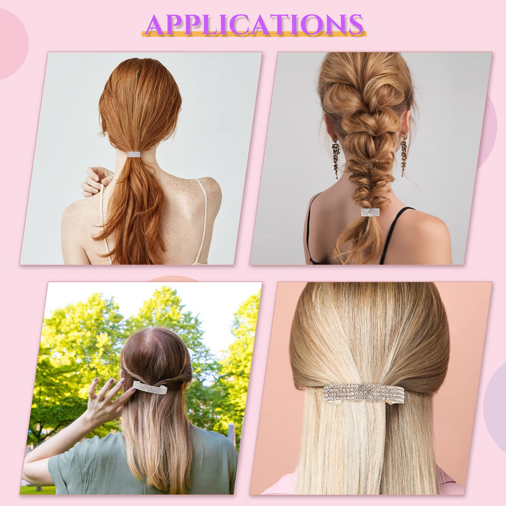Luinabio elastic ponytail holder close view highlighting stretch and secure hold