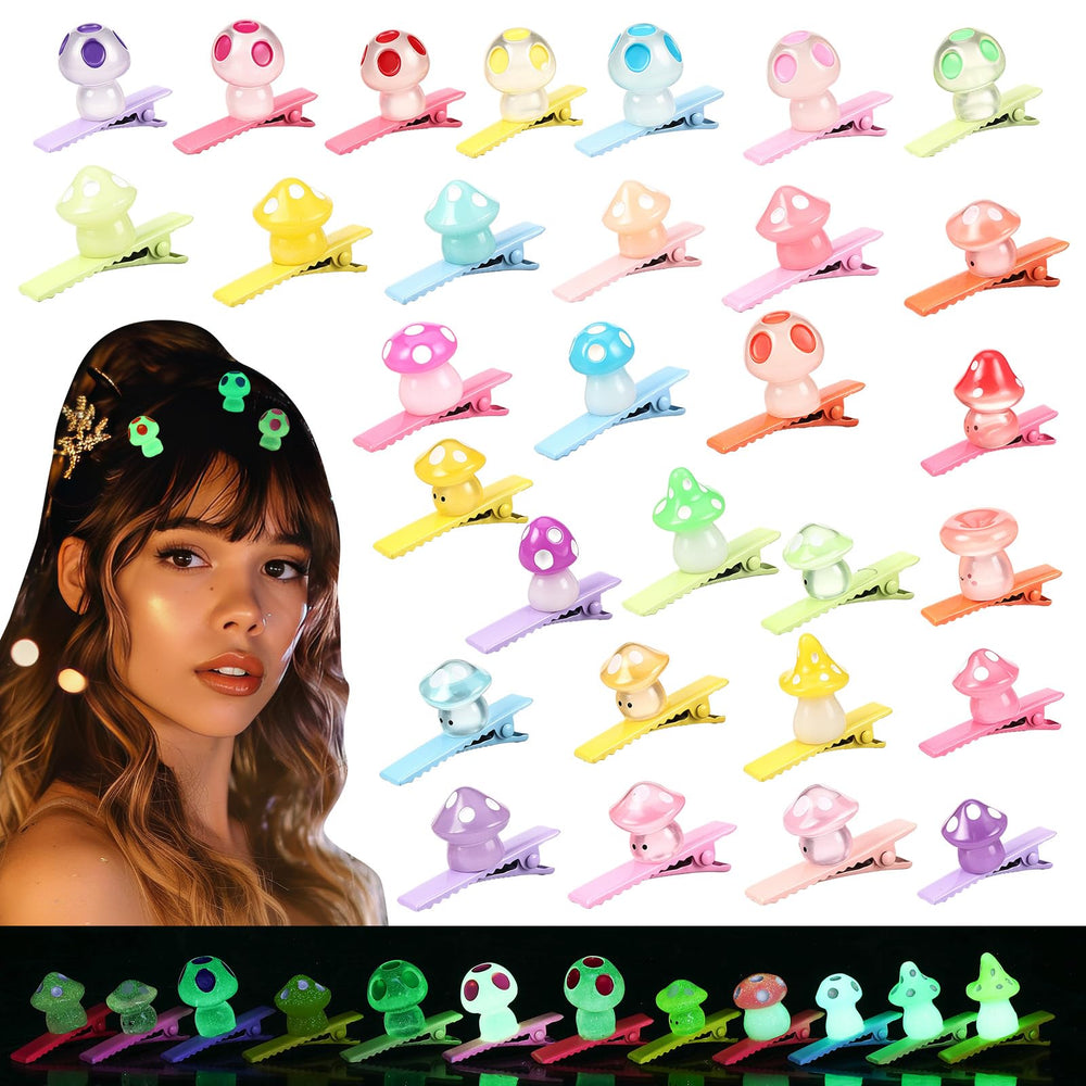 luinabio front packaging showing 30 colorful mushroom clips and playful appeal
