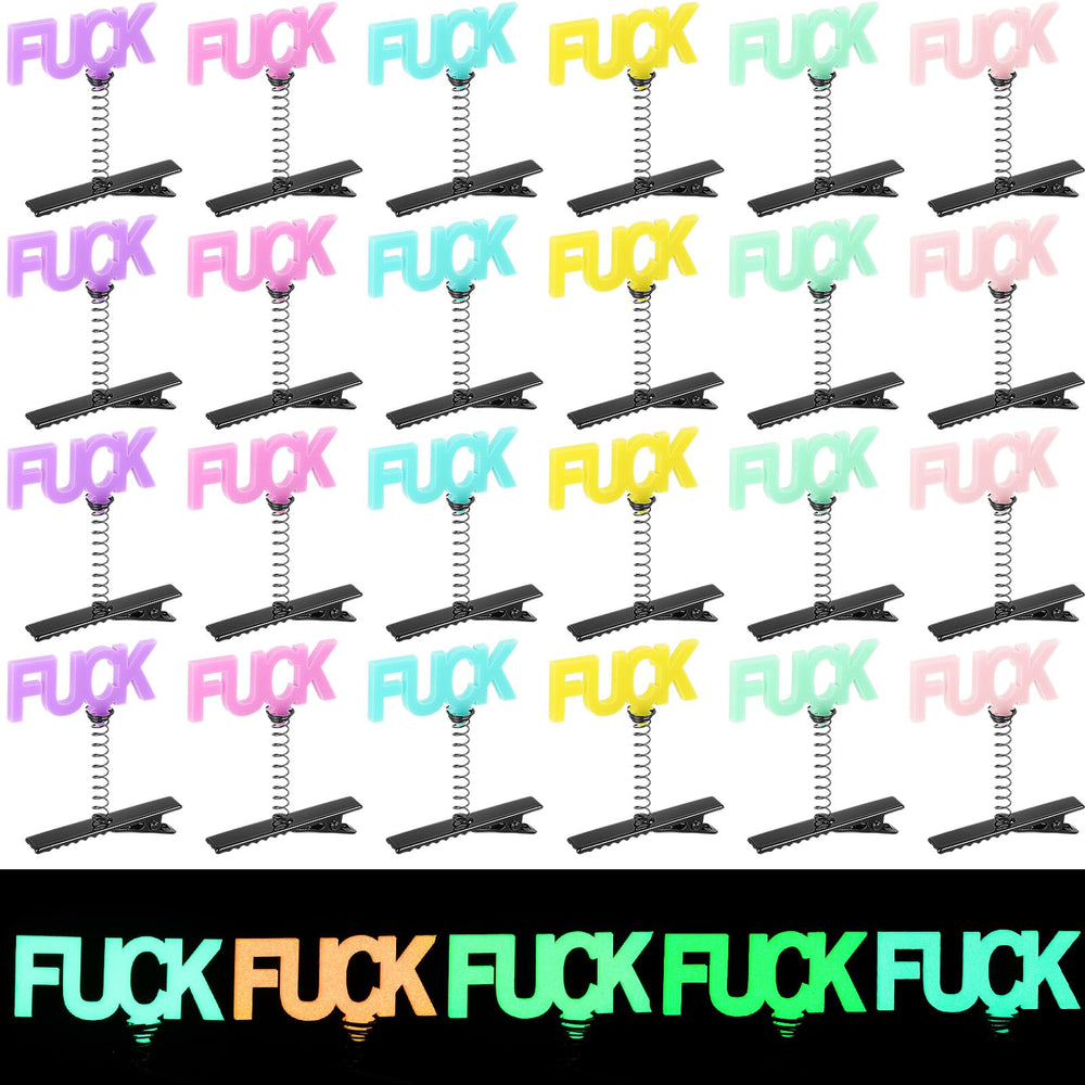 Luinabio front view of packed 30-piece clip set showing colors and glow