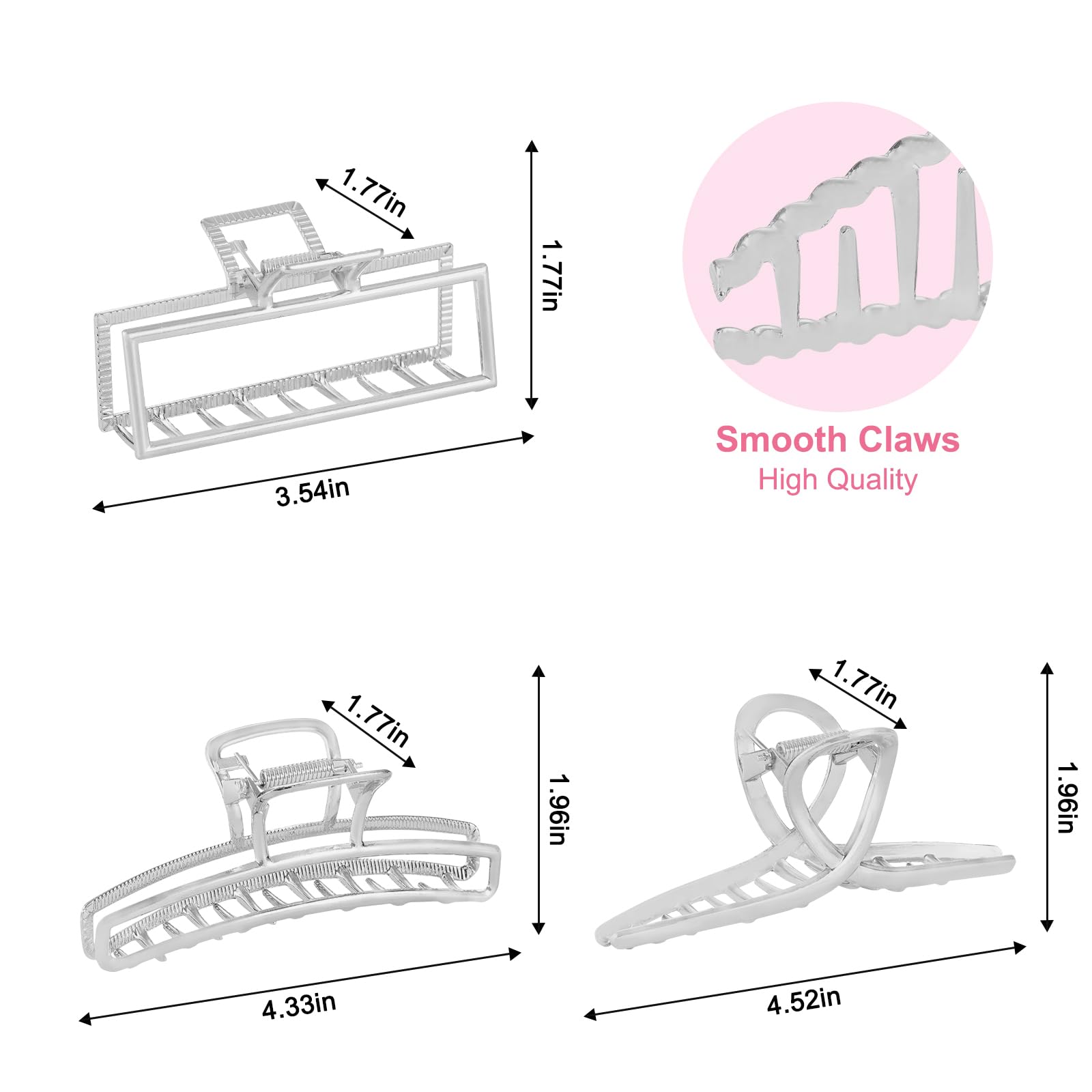 LUKACY clip securing a high bun for comfortable all-day wear