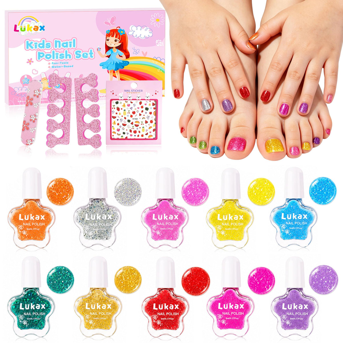 lukax front packaging showing kit contents and kid-friendly design