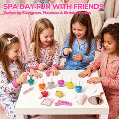 lukax toe separators and nail file arranged for easy pedicure