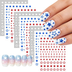 lukedons front sheet display showing nine red white blue star sheets for easy selection and planning