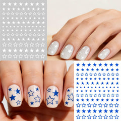 lukedons nails in use patriotic manicure with stars adding instant festive flair and polish contrast