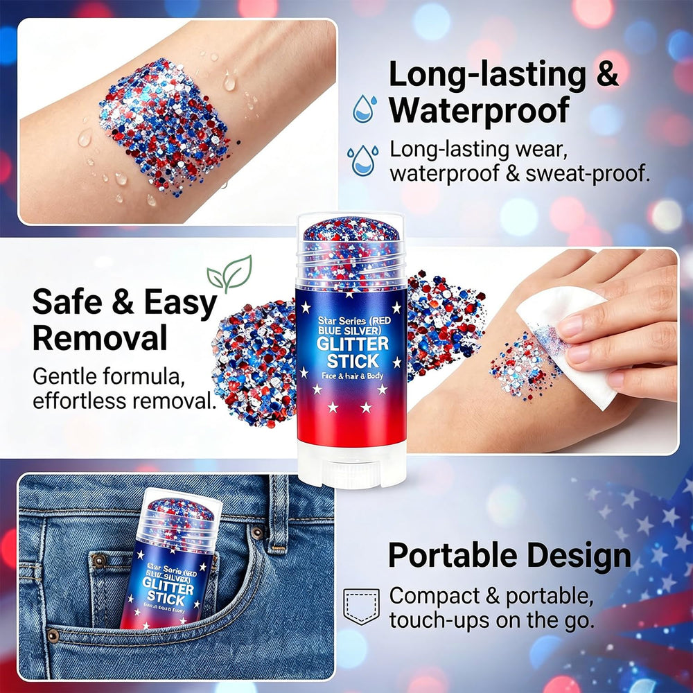 Festival scene with Lulesi glitter stick delivering standout parade sparkle