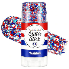 Lulesi front packaging showing red white and blue stick and patriotic design for clear product ID and appeal