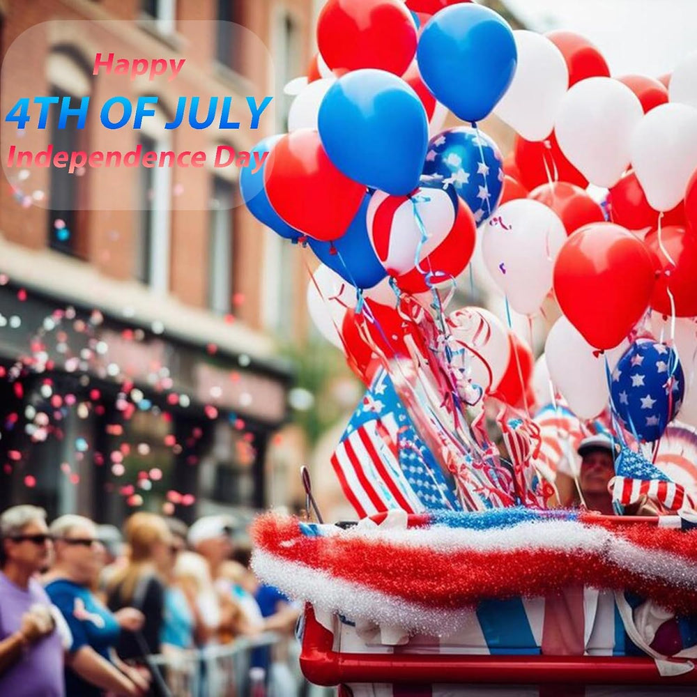 Lulesi glitter used at an outdoor party showing vibrant patriotic look and celebration-ready benefit