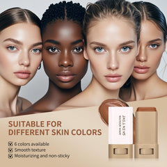 Lulesi stick uncapped texture swirl showing creamy melt-in formula for smooth blending