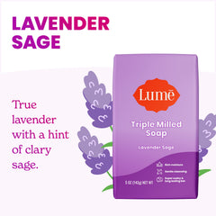 Lume bar creating creamy lather ideal for shaving and smoothing