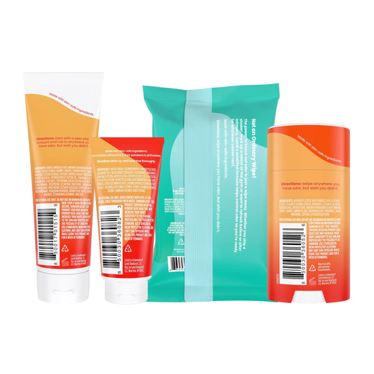 Lume smooth solid close-up texture for easy glide and lasting odor control