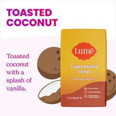 Lume creamy lather in hand demonstrating gentle moisturizing foam