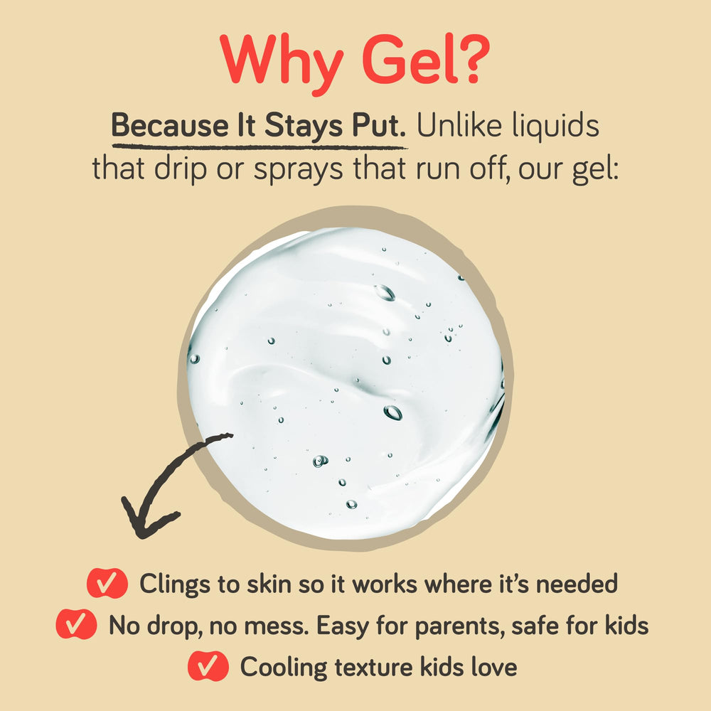 Lumidew Boo Boo Gel clear label and ingredients panel for ingredient transparency