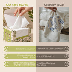 LUMIDOMA in hand removing makeup for quick, hygienic facial care