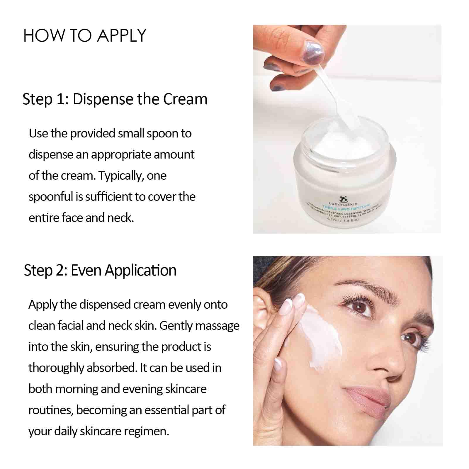 LuminaSkin on vanity in bathroom lifestyle scene showing routine integration benefit
