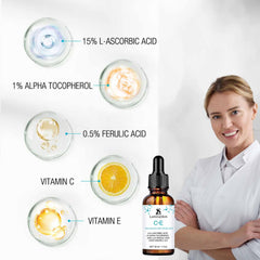 LuminaSkin pipette dispensing serum highlighting controlled application benefit