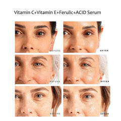 LuminaSkin applying serum to cheek showing smooth layering benefit