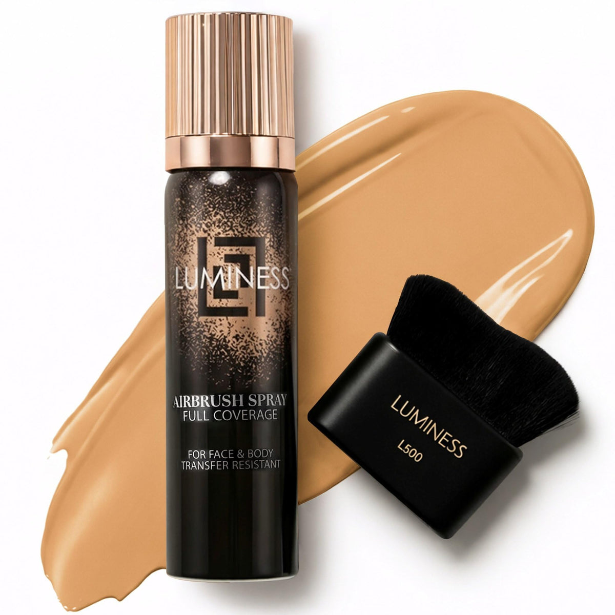 LUMINESS front packaging showing compact waterproof body coverage