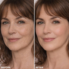 LUMINESS foundation pump detail highlighting controlled dispense and easy application