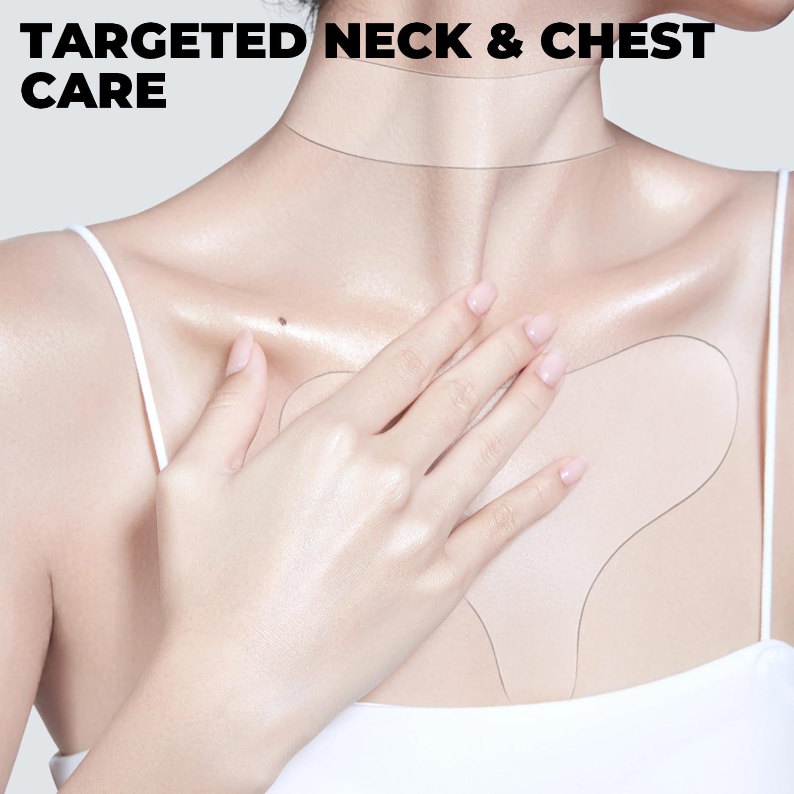 LUMIXELL crow's feet and smile line patches arrayed to highlight precise contours and protection