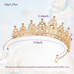 Lunimbus tiara close-up rhinestones showcasing long-lasting sparkle and luster