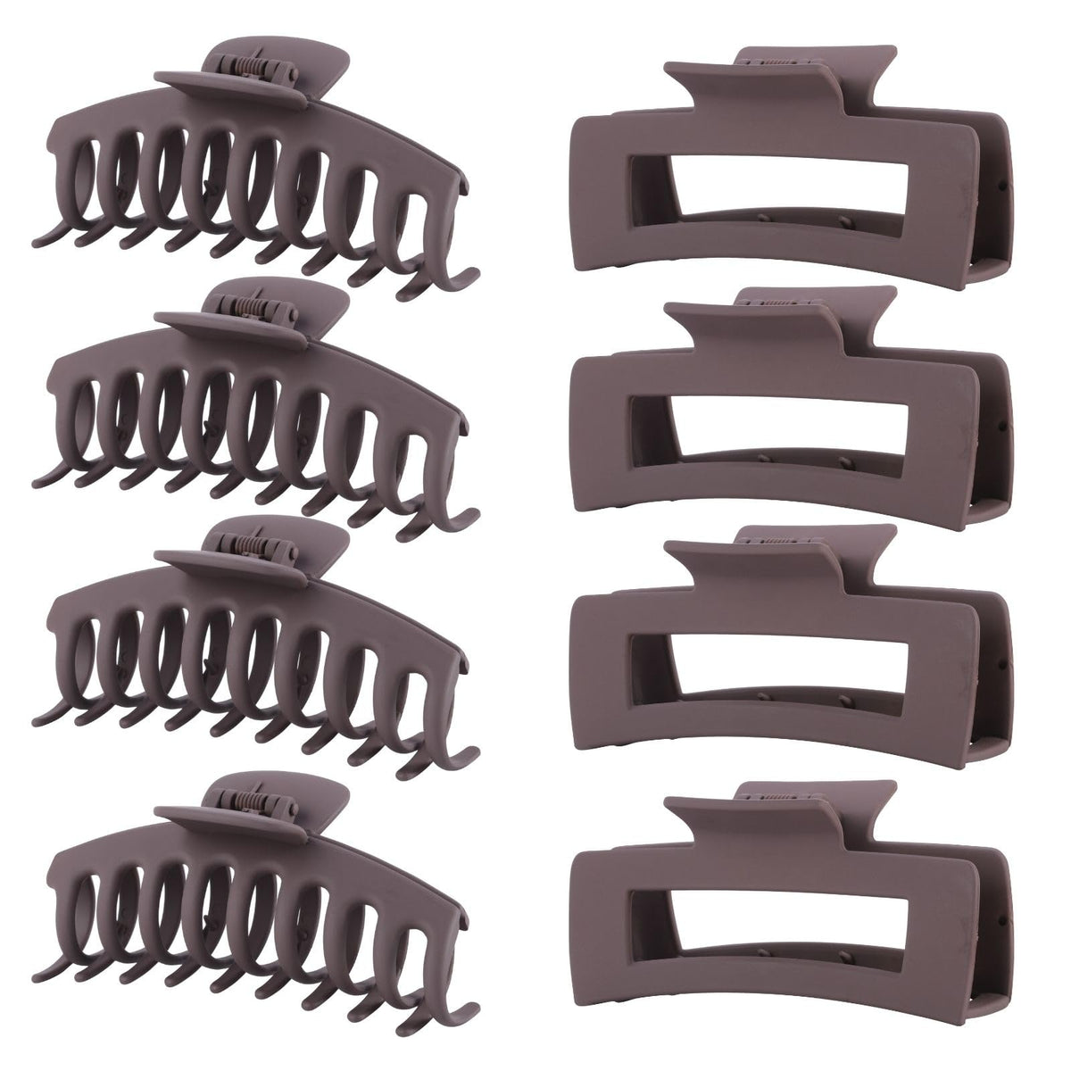 LuSeren front view closed clip showing matte finish and discreet color benefit