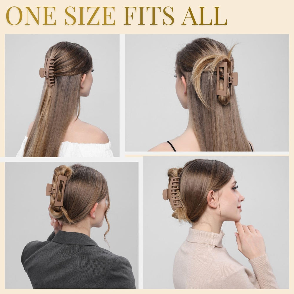 LuSeren clips held in hand to show true 4.3-inch scale and fit