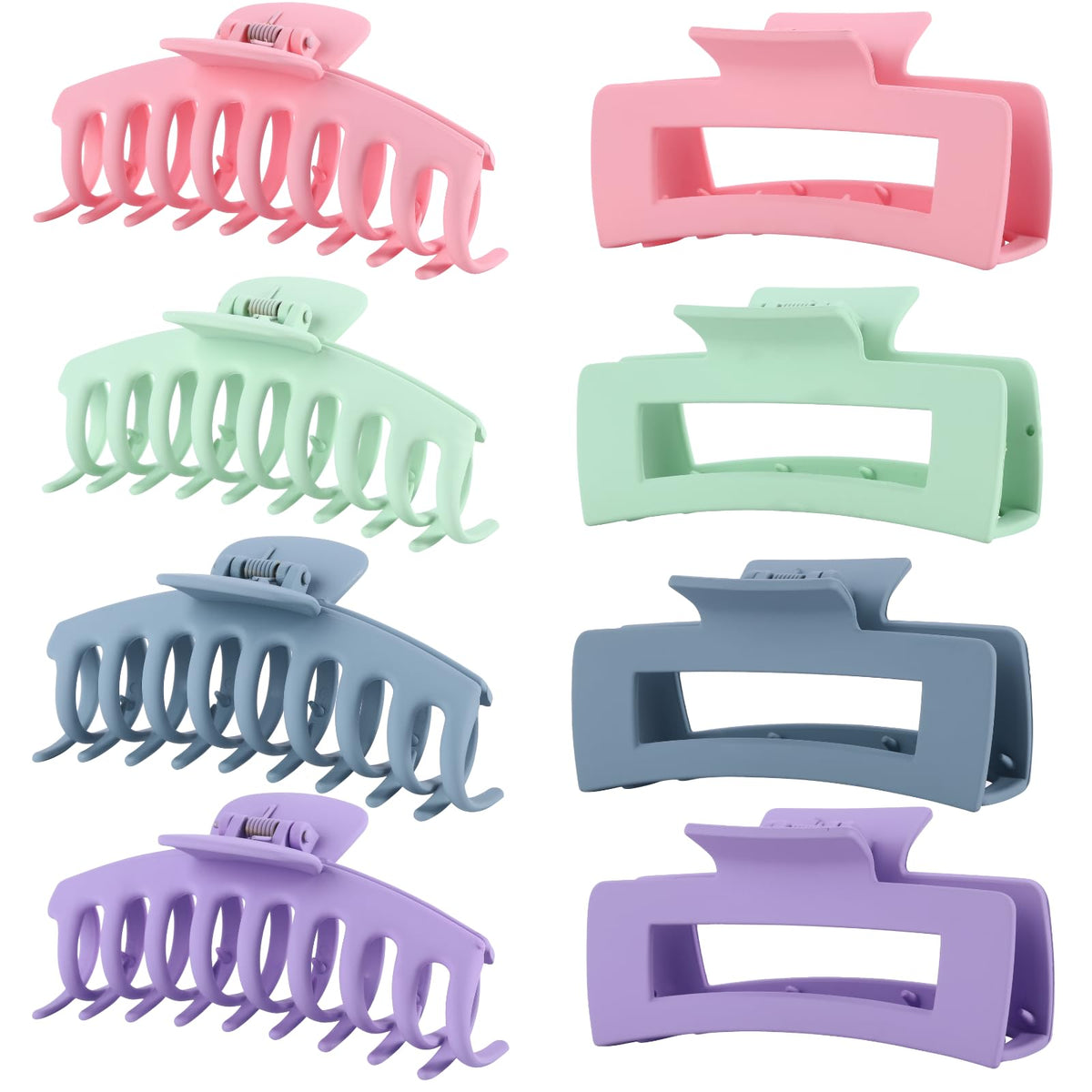 LuSeren front packaging showing four pastel clips and gift-ready box benefits style