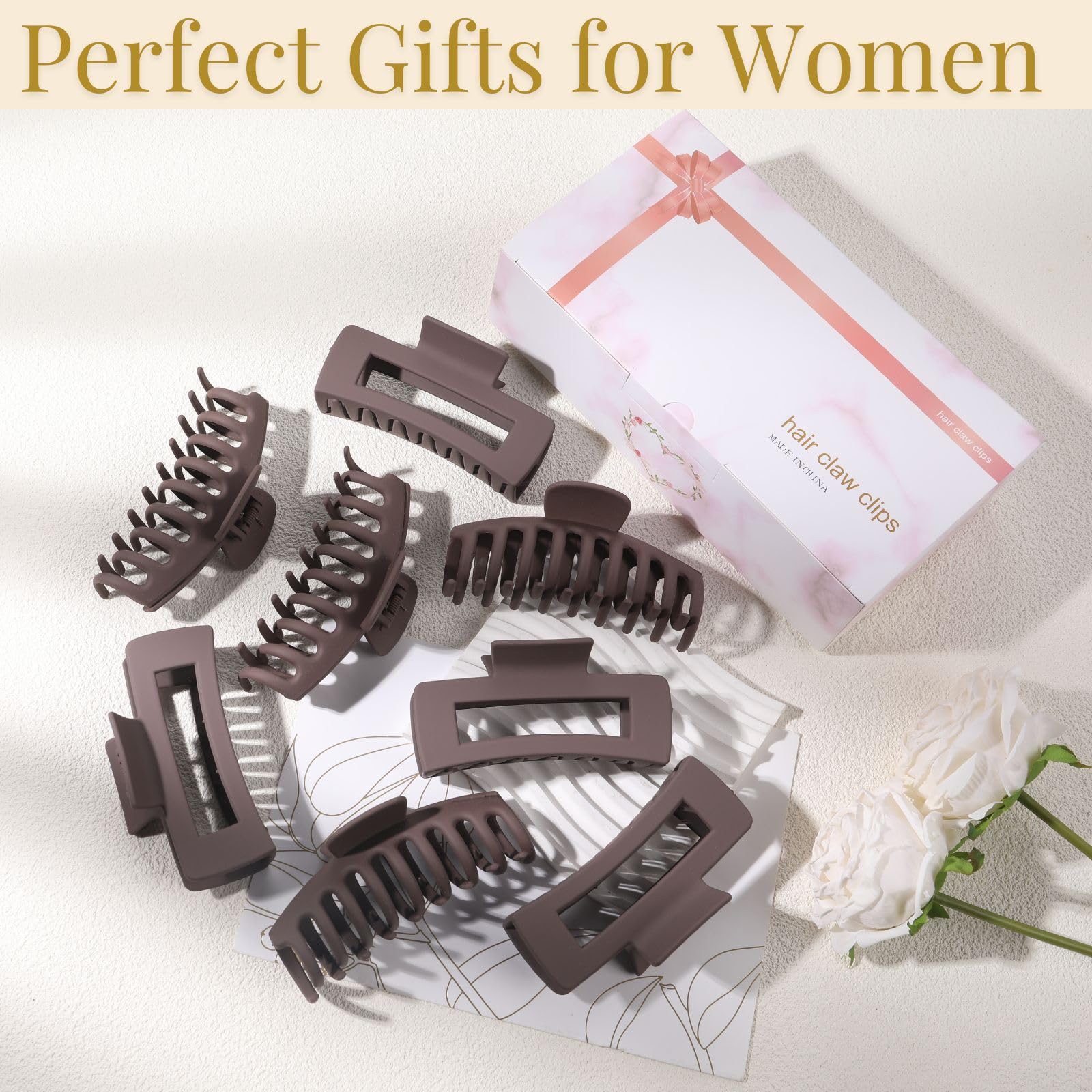 LuSeren clip in half-up on fine hair without pulling or damage
