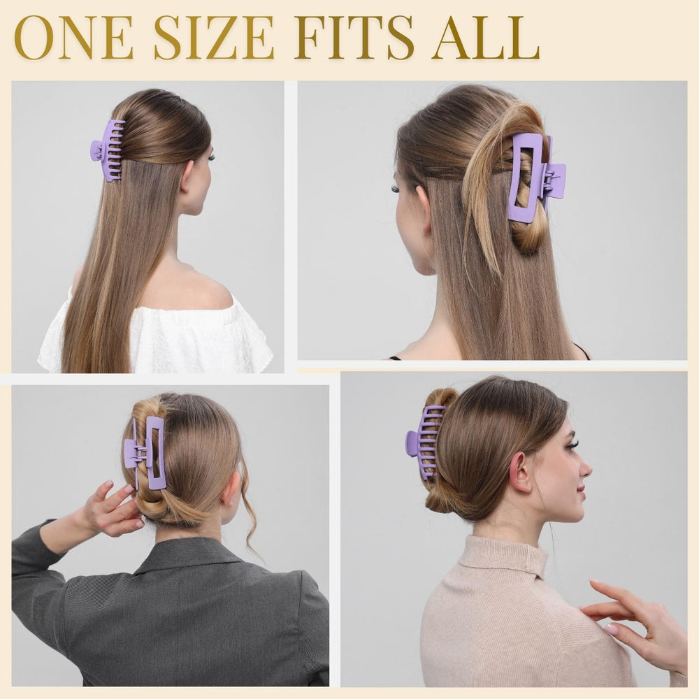 LuSeren clip securing a high ponytail, demonstrating secure, comfortable hold
