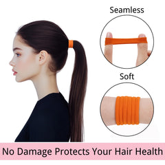 LuSeren in-use ponytail on woman outdoors offering secure active hold