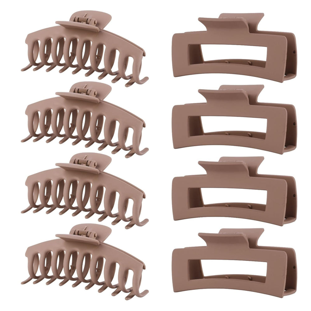 LuSeren front view of light brown clip pack showing color and set benefit