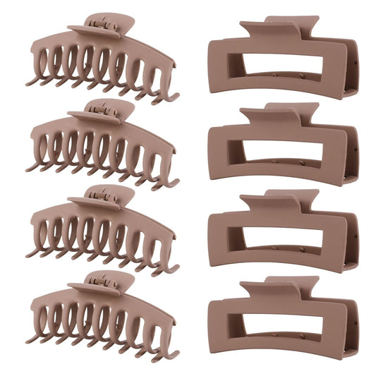 LuSeren front view of light brown clip pack showing color and set benefit
