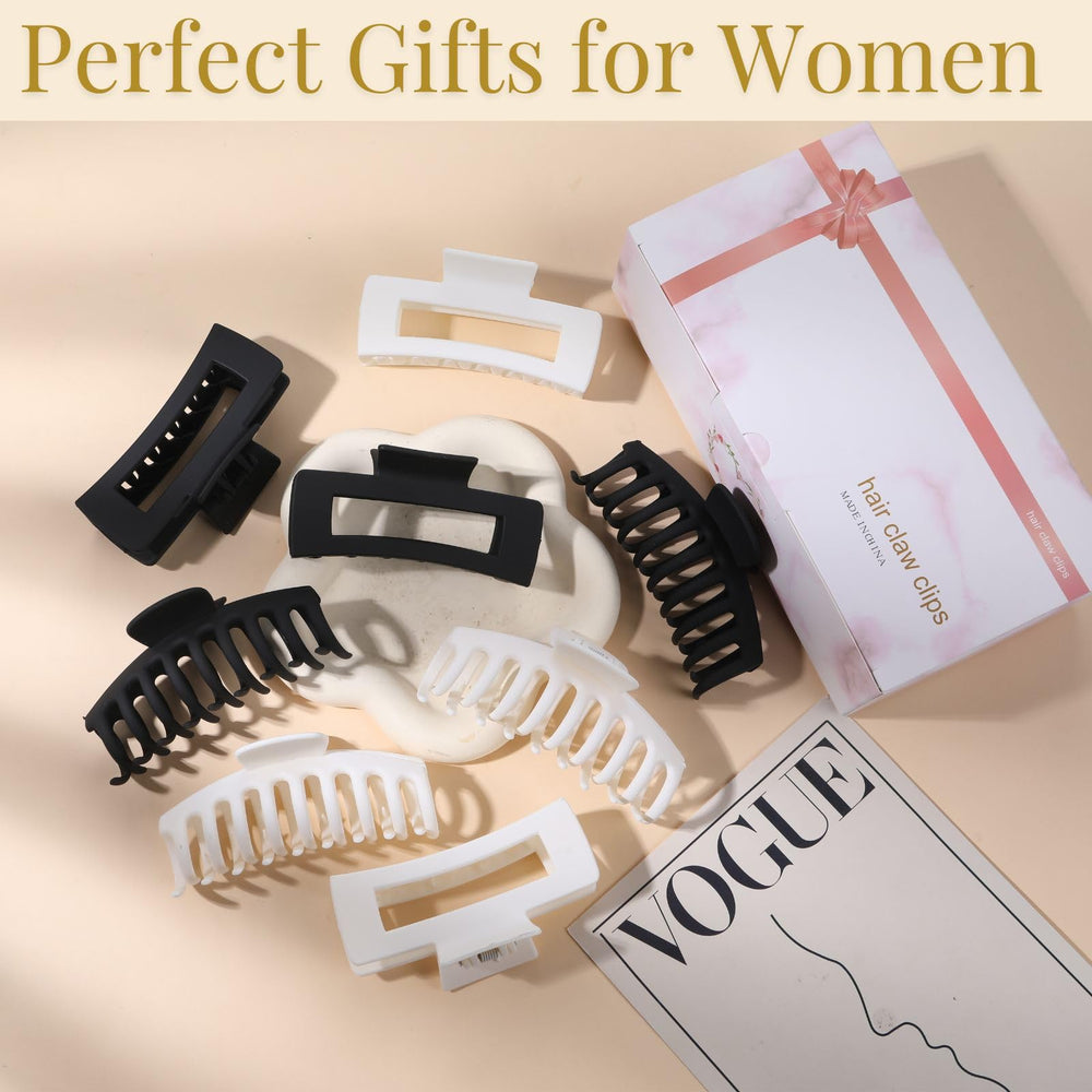 LuSeren white clip holding straight hair without pulling or slippage