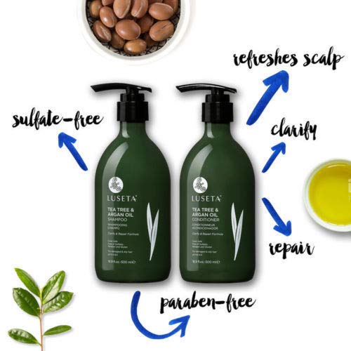 Luseta in-shower use demonstrating scalp refresh and buildup removal benefit