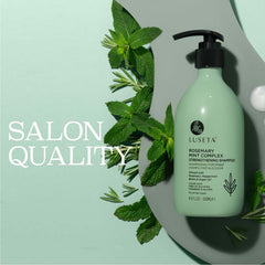 LUSETA shampoo lather close-up demonstrating gentle, foaming cleansing