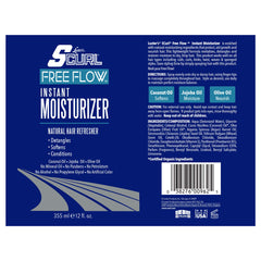 Luster's SCurl used on curly hair to refresh and detangle, improving manageability and shine