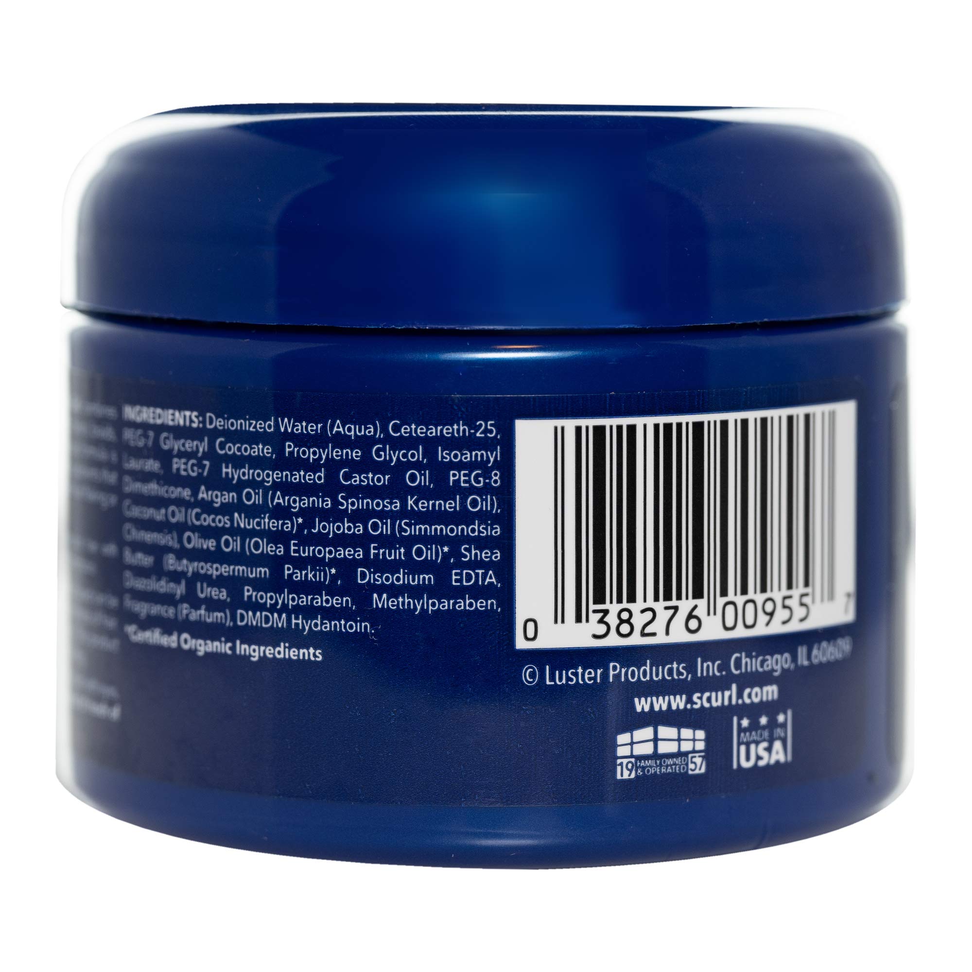Luster's gel applied to twists showing defined, frizz-controlled styling