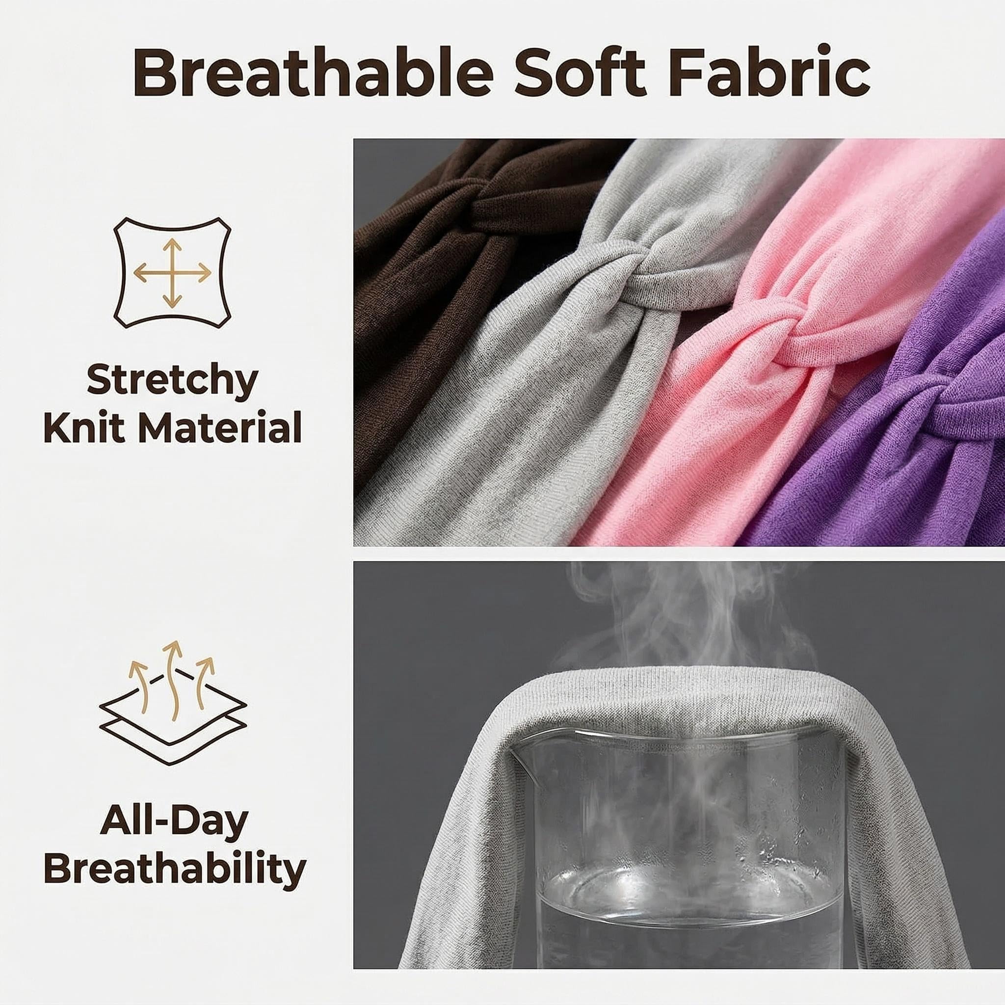 Luuao fabric wicking demonstration shows quick sweat absorption