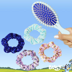 LUV HER Bluey brush back with Bluey portrait enhancing kid-friendly appeal and licensed artwork