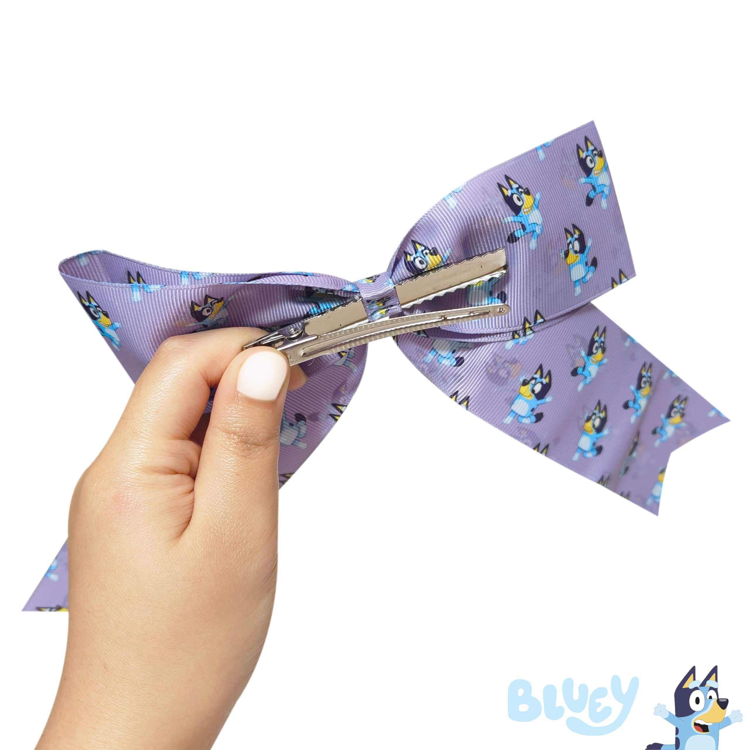 LUV HER Bluey close-up of printed characters highlighting vibrant durable colors