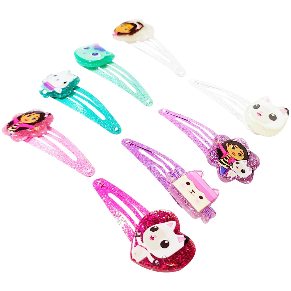 LUV HER clips next to ruler showing size and suitability for children's hair