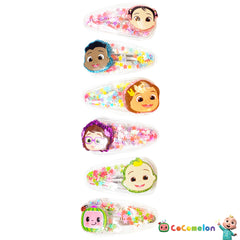 LUV HER Cocomelon confetti pattern detail emphasizing bright decorative finish
